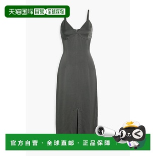 缎面绉纱中长连衣裙 1h可退 女士 TOTÊME 234WRTWDR042FB002 潮奢