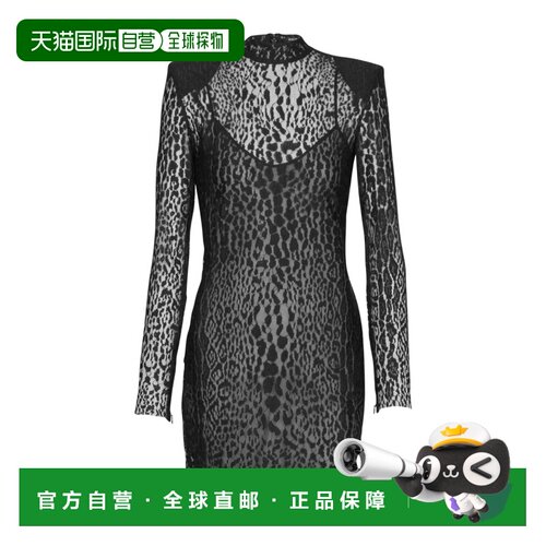 1h可退 BALMAIN 女士连衣裙 FF1R9329VI270PA AW2025 灰色 长袖连