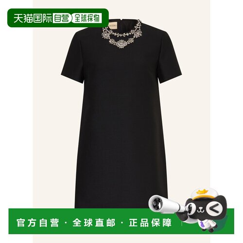 VALENTINO 女士连衣裙 100319980613000 CO 黑色 Dress with rhin