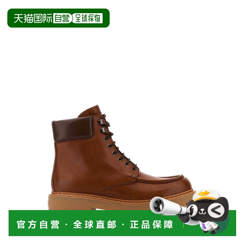 1h可退 潮奢 Prada 普拉达 男士 圓頭繫帶靴 2TE208FG000070男靴