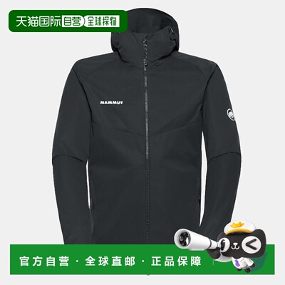 Mammut/猛犸象 Granite  欧版 连帽透气耐磨防风拉链 软壳单层冲