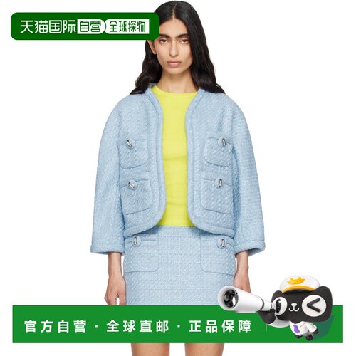 Marc Jacobs 马克 雅可布 女士 蓝色 Pop J Marc Tweed 夹克 2P6R