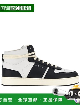 HOGAN 男士运动鞋 HXM6680FL20TLN0001 CO 白色 圆头高帮板鞋男鞋