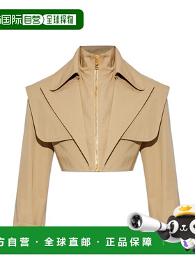 BALMAIN 女士西服 GF1TK035CG430AN SS2026 花色 Short jacket wi