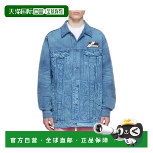 男士 蓝色 夹克 SS2022 徽标牛仔外套 WDDJ122366UBL WE11DONE