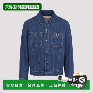 VALENTINO 男士夹克 8V3DC14FB6M558 SS2026 蓝色 Cotton Jacket