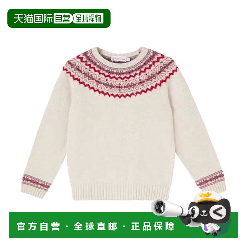 1h可退 潮奢 golden goose 女童 Jamon 'Fair Isle' 羊毛混纺毛衣