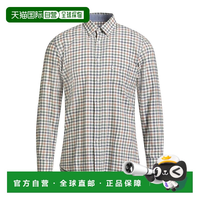 1h可退 潮奢 Barbour 巴伯尔 男士 格纹衬衫 beige米色 舒适时尚