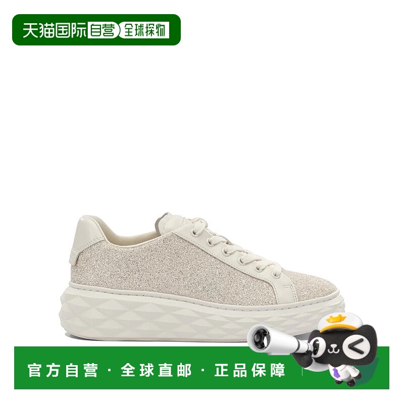 JIMMY CHOO 女士运动鞋 DIAMONDLIGHTMAXIFEQZVLIGHTSOFTGOLDLATT