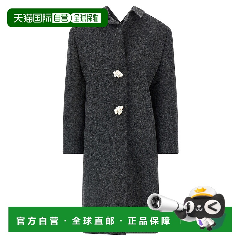 1h可退 PRADA 女士大衣 P674SYSOOO18OYF0480 AW2025 灰色