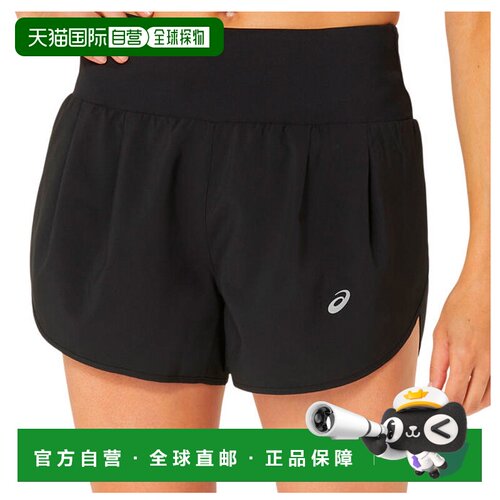 ASICS 女士短裤 1122895PERFORMANCEBLACK CO 黑色亚瑟士