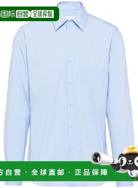 PRADA 男士衬衫 UCM608SOOO10HTF0012 AW2025 蓝色