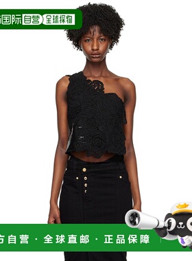 1h可退 潮奢 Tom Ford 汤姆 福特 女士 黑色单肩背心 TSL265LET01