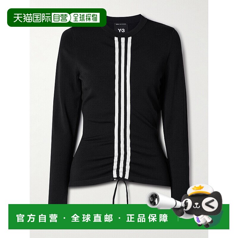 1h可退 潮奢 Adidas Originals 女士 条纹再生弹性针织上衣 KB369