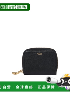 CHLOÉ 女士钱包 C25SP491N72001 SS2025 黑色 拉链钱包