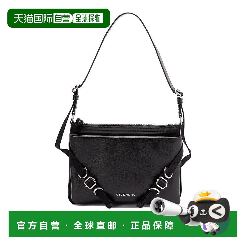 1h可退 GIVENCHY 男士斜挎包 BKU04WK1ZV001-0 SS2025 黑色