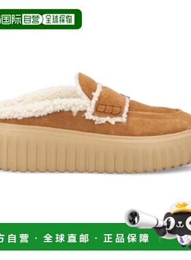 HOGAN 男士拖鞋 HXW6450FX30BTMS410 AW2025 驼色 H-Stripes sabo