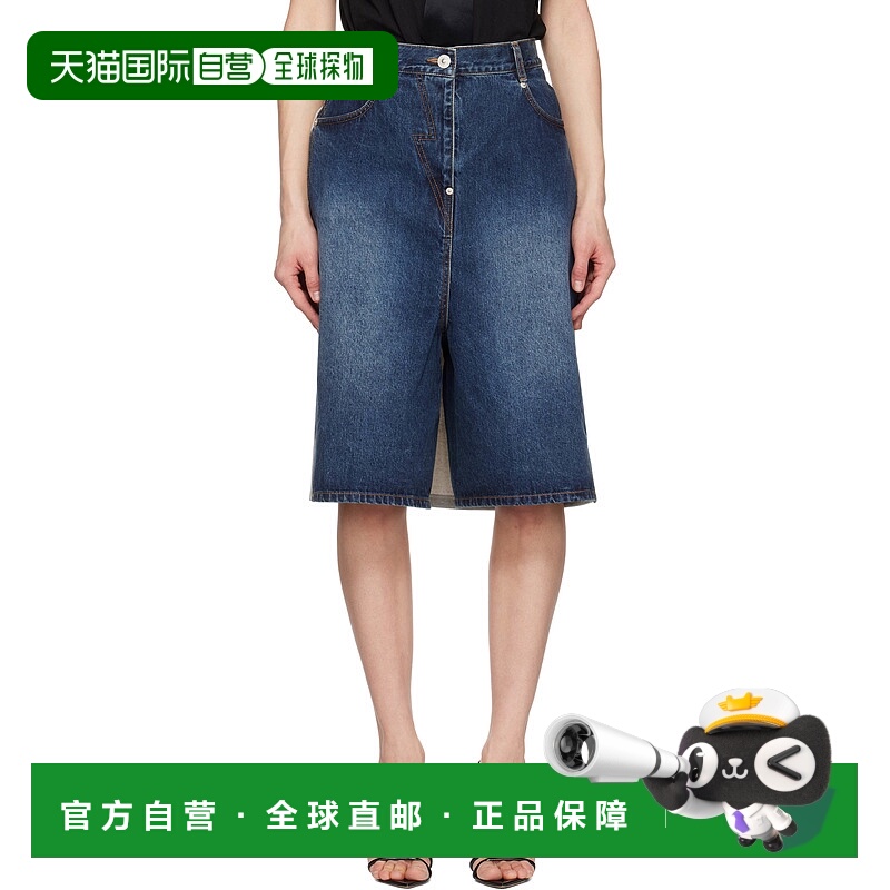 1h可退 潮奢 Pushbutton 女士 蓝色 Hybrid Regular 裙裤 PB25100