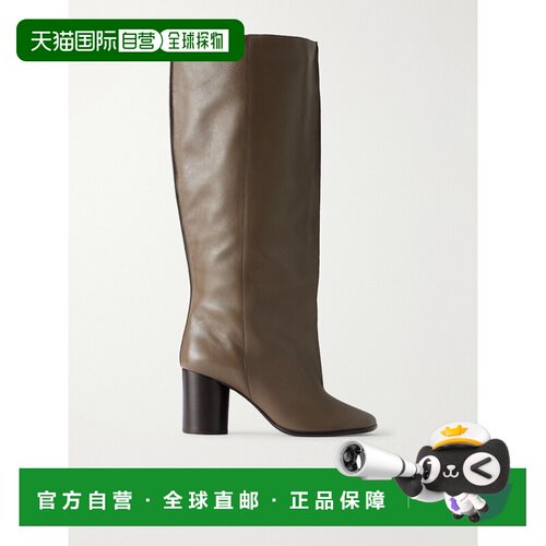 Lemaire 女士 Crease 皮质及膝靴子 FO0312LL0270