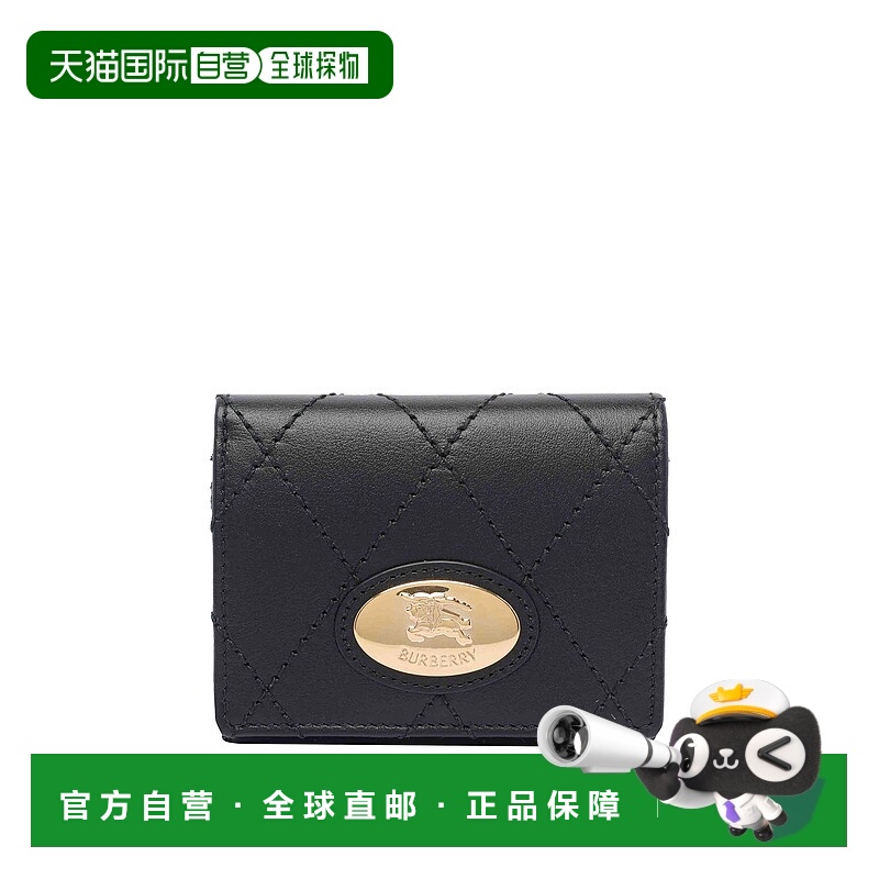1h可退 BURBERRY 女士钱包 8111654 AW2025 黑色 Strand Wallet