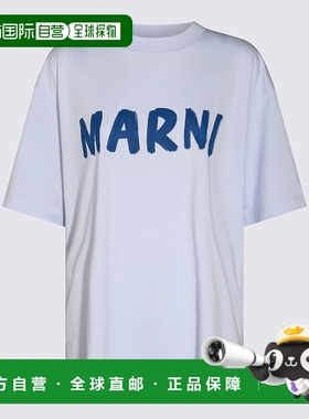 MARNI 女士T恤 THJET49EPHUSCS11LOB20 AW2024 浅蓝色