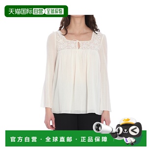 SS2025 RB00E0H7097IV 白色 长袖 CELINE 衬衫 女士衬衫