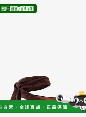 1h可退 潮奢 The Attico 女士 Cloe 绒面革芭蕾平底鞋 260WSH0079