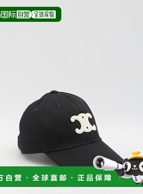 CELINE 男士帽子 AA06FD03838NO SS2026 黑色 Triomphe baseball