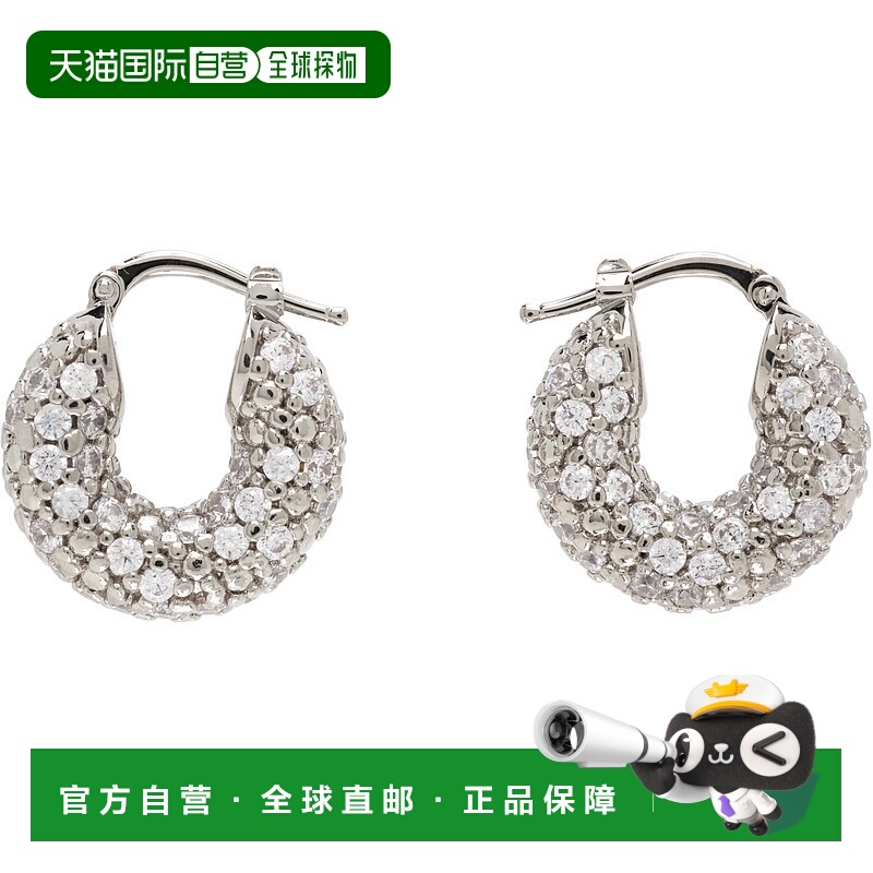 1h可退 潮奢 Jil Sander 吉尔 桑达 女士 Crystal 耳环 J11VG0003