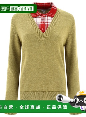 LOEWE 女士针织衫 S540Y14KEQ4107 AW2025 绿色 