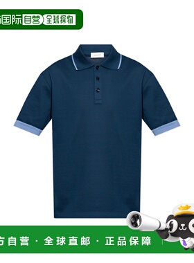 SALVATORE FERRAGAMO 男士POLO衫 122608H781028TEALBLUEOXFORDBL