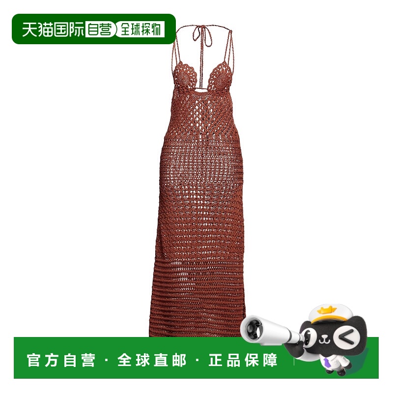 1h可退 潮奢 Alanui 女士 长款连衣裙 brown棕色 舒适时尚