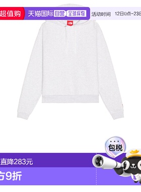 1h可退 潮奢 the north face 北面 男士 红色方形连帽衫 NF0A8EFZ