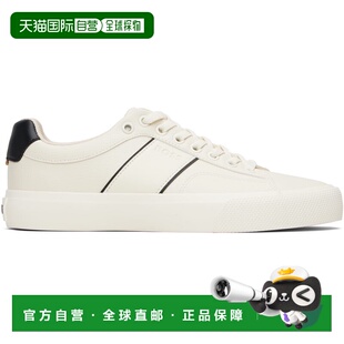 1h可退 潮奢 BOSS 波士 男士 灰白色 Faux-Leather Contrast Back