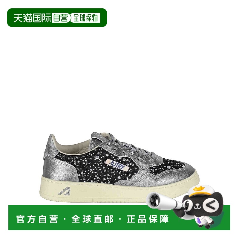 1h可退 AUTRY 女士运动鞋 AULWFM02 AW2025 银色 Medalist Sneake