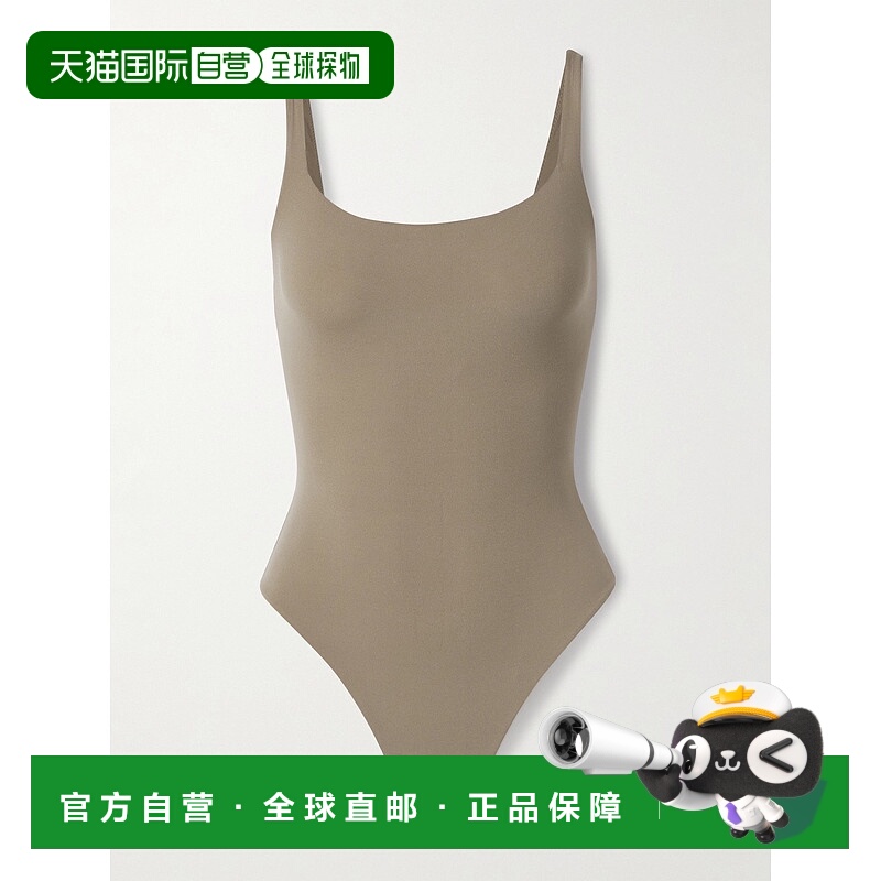 1h可退 潮奢 SKIMS 女士 Fits Everybody - Truffle 方形领连体衣
