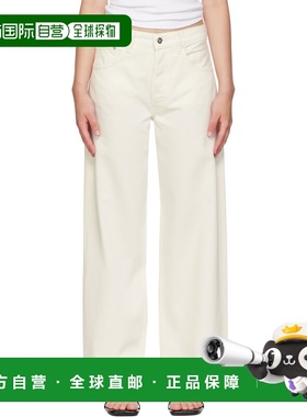 1h可退 潮奢 ANINE BING 女士 灰白色 Manon 牛仔裤 A0610896OFW2