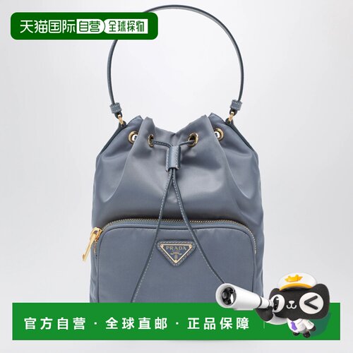 PRADA 女士手拿包 1BH038UOPRV44F0D57 SS2026蓝色单肩包 斜挎包