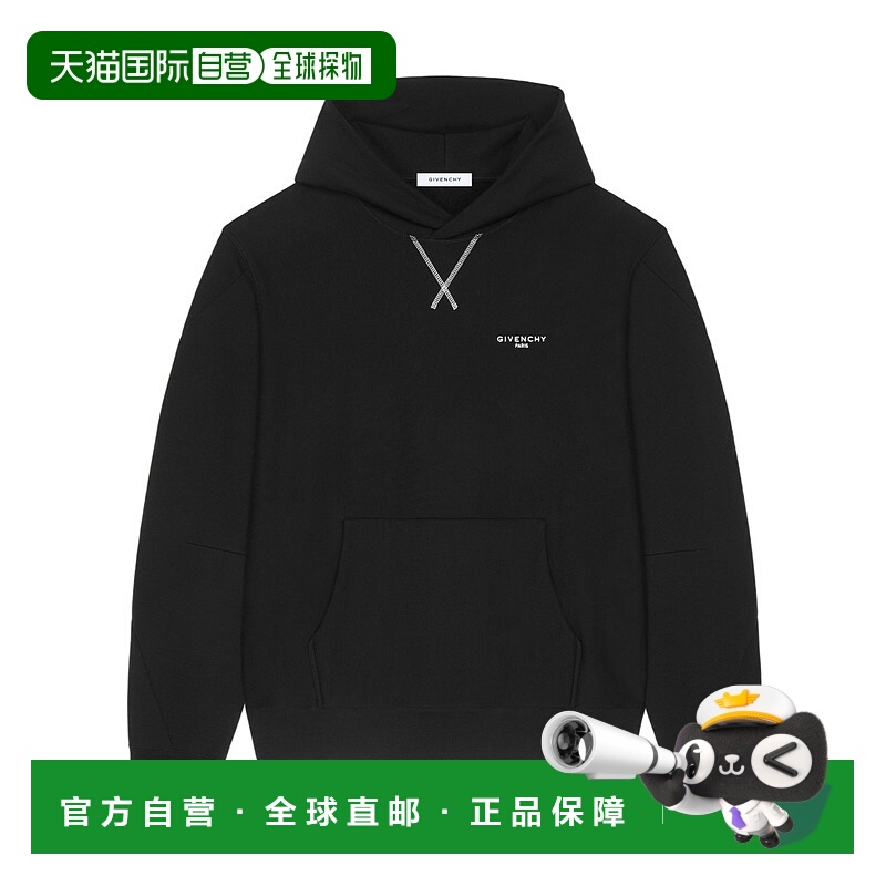 1h可退 GIVENCHY 男士卫衣 BMJ0NH3YS1001 SS2026 黑色 COUTURE S