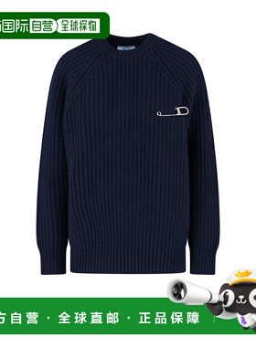 PRADA 女士针织衫 P24S2PSOOO17EF0008 AW2025 蓝色