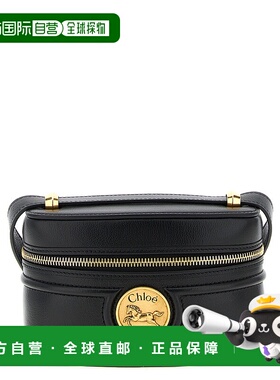 CHLOÉ 女士斜挎包 CH25WP994O37001 AW2025 黑色 'Horse Medal' c