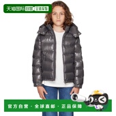 潮奢 儿童羽绒夹克童装 moncler 灰色 1h可退 Hooded 男童 Maya