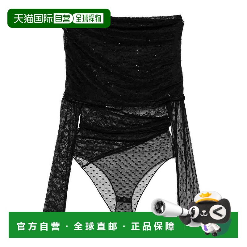 1h可退 PINKO 女士连体裤 105596A2T5Z99 AW2025 花色 Lace Bodys