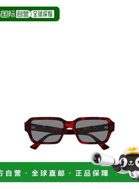 GUCCI 男士眼镜 GG1887S003 SS2025 灰色几何框 古驰太阳镜