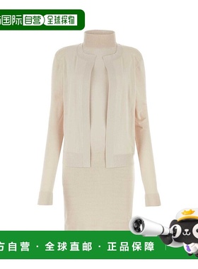 FENDI 女士半身裙 FZDB05ANJFF084J AW2023 白色 Light pink stre