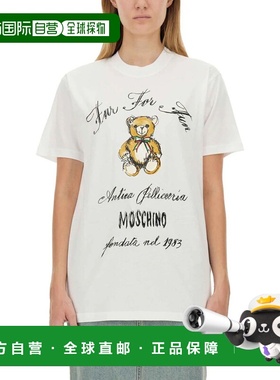 MOSCHINO 女士T恤 071054411001 CO 白色