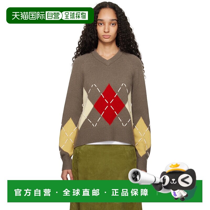 1h可退 潮奢 Arch4 女士 棕色 Sloane 毛衣 KNJP24