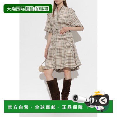 BURBERRY 女士连衣裙 8129690C5693SESAMEBEIGEIPCHK