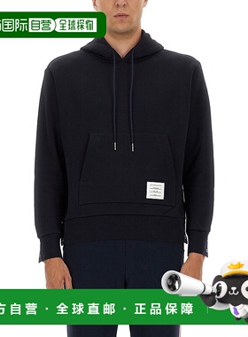 THOM BROWNE 男士卫衣 MJT086A03377415 CO 蓝色 HOODIE PULLOVER