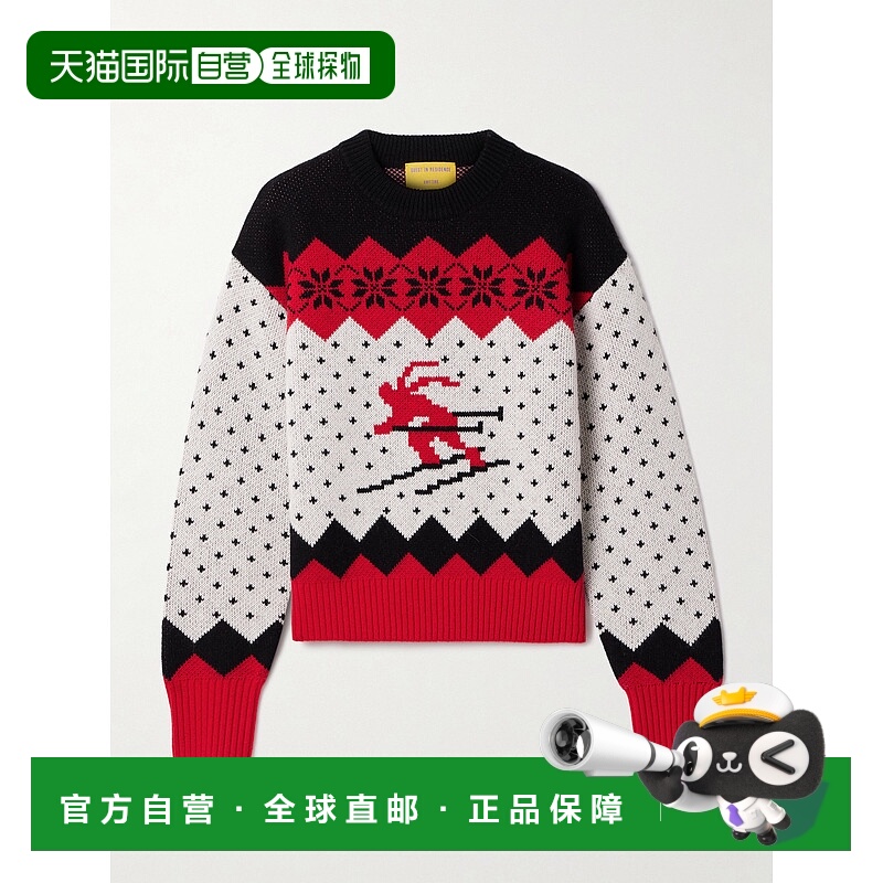 1h可退 潮奢 Guest in Residence 女士 Downhill 提花针织羊毛羊